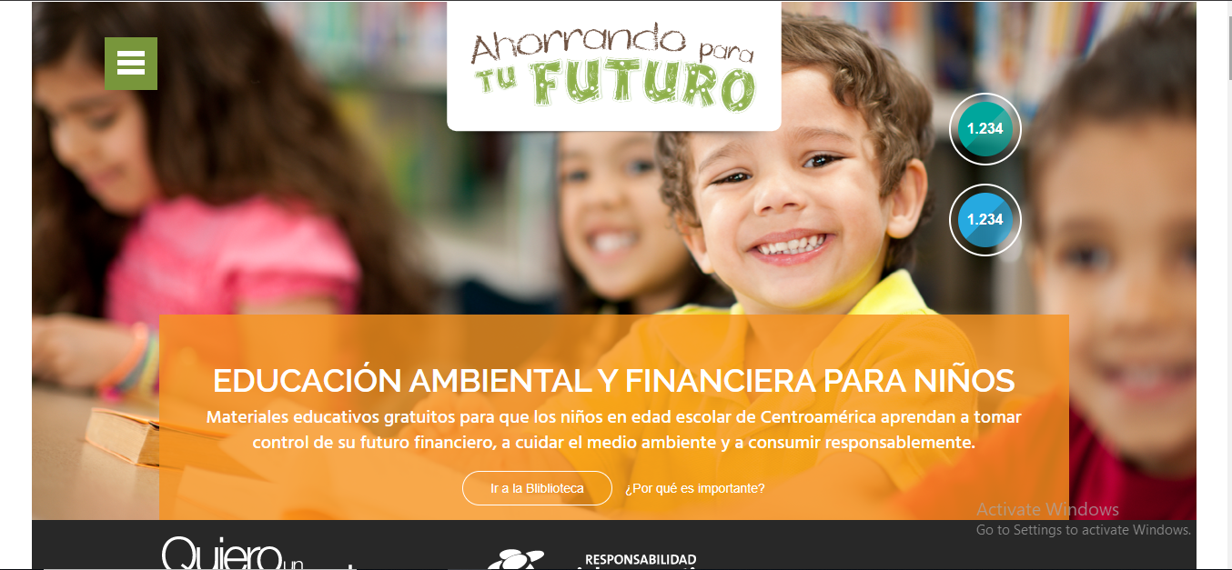 Captura del proyecto Ahorrando para tu Futuro